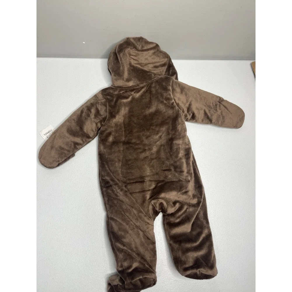 Carter's Just One You Brown Puppy Dog Bunting One‎ Piece Outfit Zip Up 6 Months
